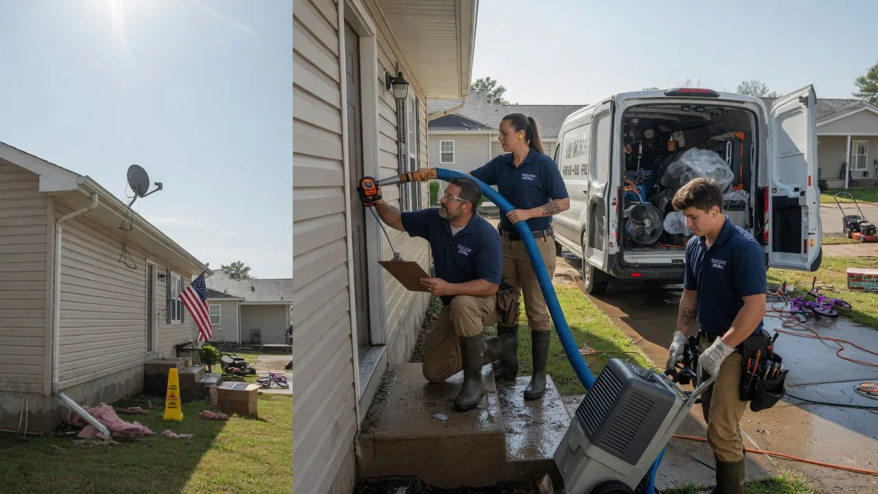 Ceiling Water Damage Restoration in College Corner, OH near me